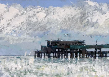 Deal Pier 2013, 2007 (akryl ombord)